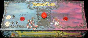 Dragon's Lair control panel.