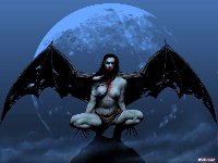 Vampyr - She used to be completely naked, but Razorback had to 'cover her up'...